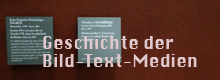 Seminar: Geschichte der Bild-Text-Medien